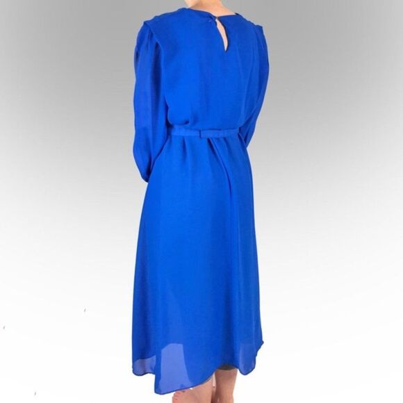 CLEARANCE! Blue Handmade L/S Dress Size 4 GUC - Picture 4 of 6